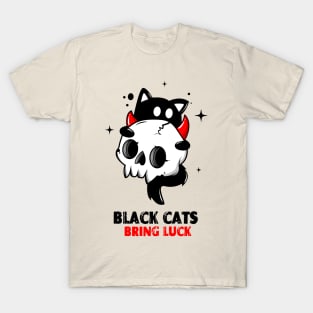 BLACK CATS BRING LUCK T-Shirt